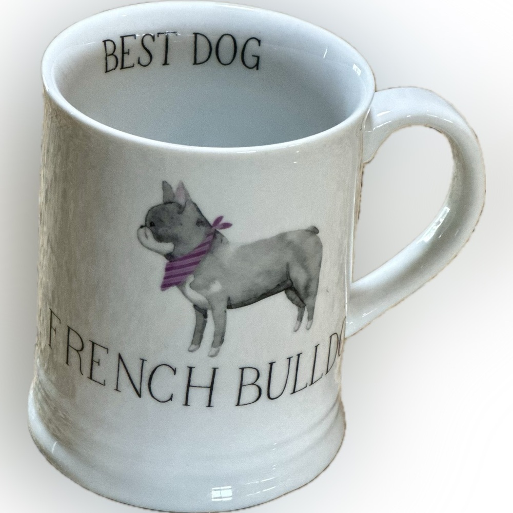 Julianna Swaney for Fringe FRENCH BULLDOG “Best Dog” Mug. EUC.